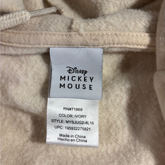 Mickey Mouse Disney zip up hoodie Minnie Pluto women’s XL Retro Pluto Minnie - Picture 6 of 7